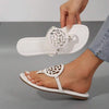 Women's Chic And Comfortable Dressy Thong Sandals - Perfect Flat And Flip Flop Sandals For Summer Beachwear.