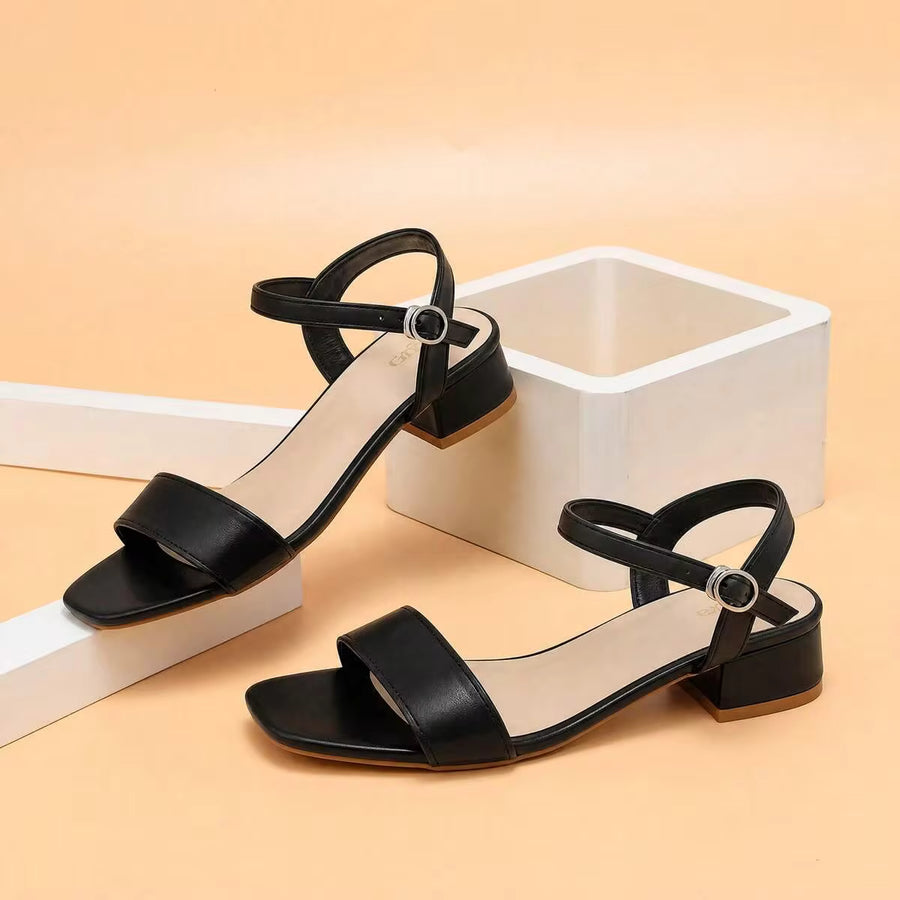 Geeyea Elegant Women's Sandals, High Heels, Black Sandals